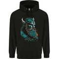 A Green Viking Elder Valhalla Odin Norse Gods Mens 80% Cotton Hoodie Black