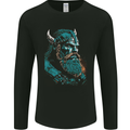 A Green Viking Elder Valhalla Odin Norse Gods Mens Long Sleeve T-Shirt Black