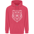 A Grizzly Bear Childrens Kids Hoodie Heliconia