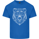 A Grizzly Bear Kids T-Shirt Childrens Royal Blue