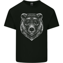 A Grizzly Bear Mens Cotton T-Shirt Tee Top Black