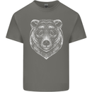 A Grizzly Bear Mens Cotton T-Shirt Tee Top Charcoal