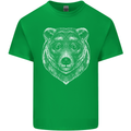 A Grizzly Bear Mens Cotton T-Shirt Tee Top Irish Green