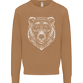 A Grizzly Bear Mens Sweatshirt Jumper Caramel Latte