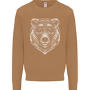 A Grizzly Bear Mens Sweatshirt Jumper Caramel Latte