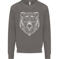 A Grizzly Bear Mens Sweatshirt Jumper Charcoal