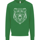 A Grizzly Bear Mens Sweatshirt Jumper Irish Green