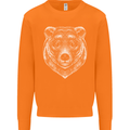 A Grizzly Bear Mens Sweatshirt Jumper Orange