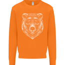 A Grizzly Bear Mens Sweatshirt Jumper Orange