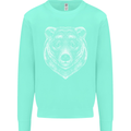 A Grizzly Bear Mens Sweatshirt Jumper Peppermint