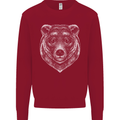 A Grizzly Bear Mens Sweatshirt Jumper Red