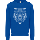 A Grizzly Bear Mens Sweatshirt Jumper Royal Blue