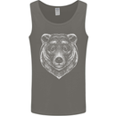 A Grizzly Bear Mens Vest Tank Top Charcoal