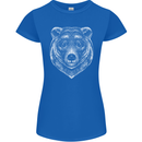 A Grizzly Bear Womens Petite Cut T-Shirt Royal Blue