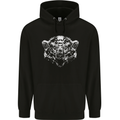A Grizzly Polar Bear Childrens Kids Hoodie Black