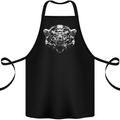 A Grizzly Polar Bear Cotton Apron 100% Organic Black