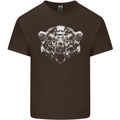 A Grizzly Polar Bear Mens Cotton T-Shirt Tee Top Dark Chocolate
