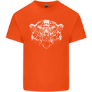 A Grizzly Polar Bear Mens Cotton T-Shirt Tee Top Orange
