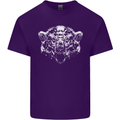 A Grizzly Polar Bear Mens Cotton T-Shirt Tee Top Purple