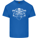 A Grizzly Polar Bear Mens Cotton T-Shirt Tee Top Royal Blue