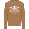 A Grizzly Polar Bear Mens Sweatshirt Jumper Caramel Latte