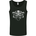 A Grizzly Polar Bear Mens Vest Tank Top Black