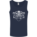 A Grizzly Polar Bear Mens Vest Tank Top Navy Blue