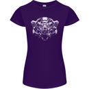 A Grizzly Polar Bear Womens Petite Cut T-Shirt Purple