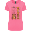 A Guitar Blueprint Music Rock n Roll Guitarist Womens Wider Cut T-Shirt Azalea