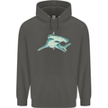 A Hammerhead Shark Childrens Kids Hoodie Storm Grey
