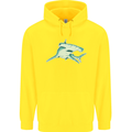 A Hammerhead Shark Childrens Kids Hoodie Yellow