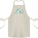 A Hammerhead Shark Cotton Apron 100% Organic Natural