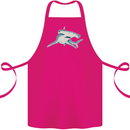 A Hammerhead Shark Cotton Apron 100% Organic Pink