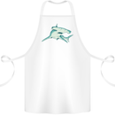 A Hammerhead Shark Cotton Apron 100% Organic White
