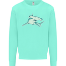 A Hammerhead Shark Kids Sweatshirt Jumper Peppermint