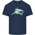 A Hammerhead Shark Kids T-Shirt Childrens Navy Blue