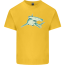 A Hammerhead Shark Kids T-Shirt Childrens Yellow