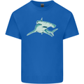 A Hammerhead Shark Mens Cotton T-Shirt Tee Top Royal Blue