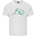 A Hammerhead Shark Mens Cotton T-Shirt Tee Top White