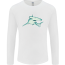 A Hammerhead Shark Mens Long Sleeve T-Shirt White