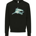 A Hammerhead Shark Mens Sweatshirt Jumper Black