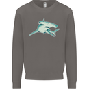 A Hammerhead Shark Mens Sweatshirt Jumper Charcoal