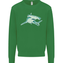A Hammerhead Shark Mens Sweatshirt Jumper Irish Green