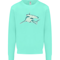 A Hammerhead Shark Mens Sweatshirt Jumper Peppermint