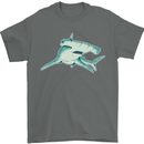 A Hammerhead Shark Mens T-Shirt Cotton Gildan Charcoal