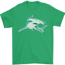 A Hammerhead Shark Mens T-Shirt Cotton Gildan Irish Green