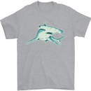 A Hammerhead Shark Mens T-Shirt Cotton Gildan Sports Grey
