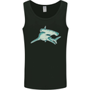 A Hammerhead Shark Mens Vest Tank Top Black