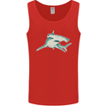 A Hammerhead Shark Mens Vest Tank Top Red