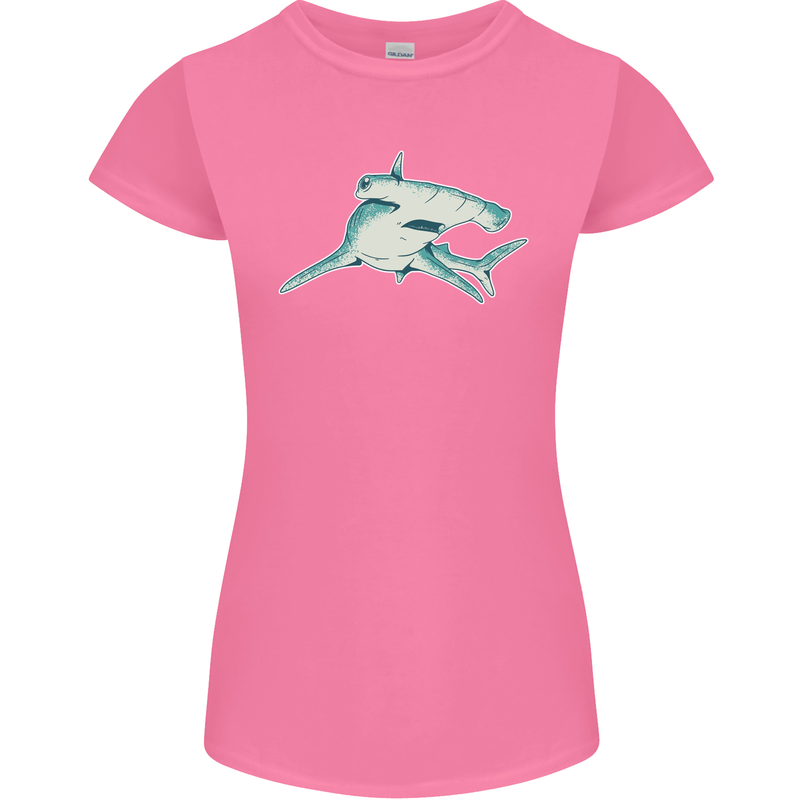 A Hammerhead Shark Womens Petite Cut T-Shirt Azalea